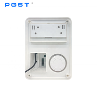 PGST PE-523 Alarm Kebakaran Portabel Luar Ruangan ABS dengan Lampu Kedip 110dB, Siren, Sensor Gerak, Tenaga Surya 5V, GPRS Tuya Smart 433MHz Jangkauan 100m