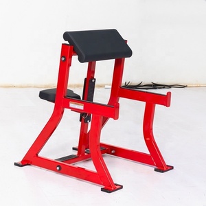 Machine de curl de biceps assis chargée de plaque commerciale, équipement de gymnastique en acier galvanisé pour la musculation (OEM et logo personnalisé accepté) - Product Image 4