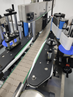Machine d'étiquetage automatique de bouteilles en verre à double face, à commande PLC, facile à utiliser, avec moteur hydraulique de haute qualité