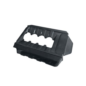 Cubierta de motor de repuesto de fibra de carbono Real para <span class=keywords><strong>Ford</strong></span> <span class=keywords><strong>Mustang</strong></span> 5,0 accesorios de coche 2015-2017 - Product Image 1