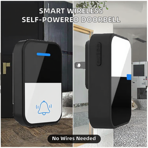 Sonnette de sécurité intelligente auto-alimentée pour les appels à domicile sans fil avec prise EU US UK - Product Image 2