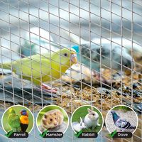 Vente en gros de treillis métallique pour cage à oiseaux en acier inoxydable avec trous carrés Service de traitement de treillis métallique soudé disponible