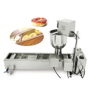 friteuse donut Suppliers-Automatische Mini Donut Machine Donut Maker Friteuse Commerciële Donut Making Machines Te Koop