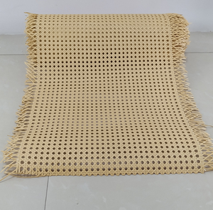 Muebles de bambú ecológicos de alta calidad, diseño Art Deco, malla octogonal, fibra de madera, materiales tejidos de ratán para decoración del hogar - Product Image 6