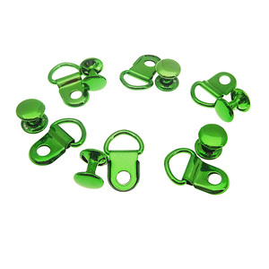 Anneaux en D en métal vert Pièces et accessoires pour chaussures Cadre photo Sangles Cintres Double Rivet Stud Boots - Product Image 2