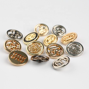 Nhà Máy Bán buôn Chất lượng cao High End Vàng nút nhà sản xuất vàng kim loại may nút cho hàng may mặc - Product Image 3