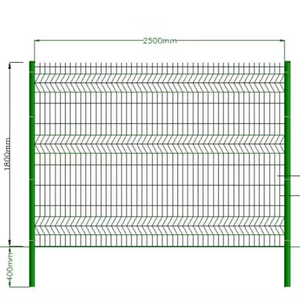 Promotion : Clôture en treillis soudé <span class=keywords><strong>3D</strong></span>, Clôture <span class=keywords><strong>Nylofor</strong></span> <span class=keywords><strong>3D</strong></span>, Prix de la clôture <span class=keywords><strong>Nylofor</strong></span>, Fournisseurs de clôtures en treillis V, Clôture en treillis métallique courbé - Product Image 1