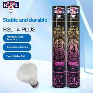 Volant de <span class=keywords><strong>badminton</strong></span> RSL No.7 Classe A Cigu Small-Broad avec tête en liège brisé et plumes de canard - Product Image 4