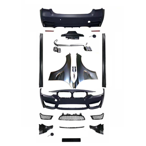 Kit de carrosserie à <span class=keywords><strong>prix</strong></span> réduit pour <span class=keywords><strong>BMW</strong></span> série 3 F30 F35 2013-2019 Mise à niveau vers F80 <span class=keywords><strong>M3</strong></span> Widen Fenders Side Skirt Bumpers Installation facile - Product Image 2