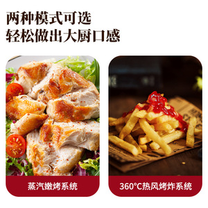 Air Fryer With Removable Basket 260x378x325mm Ceramic Coating Black For Home Use - Product Image 3