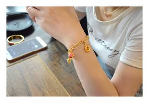 Vente chaude 2025 Bracelet <span class=keywords><strong>en</strong></span> émail pour bébé mignon et sûr <span class=keywords><strong>en</strong></span> <span class=keywords><strong>or</strong></span> plaqué 18 carats Prix direct d'usine Longue durée de <span class=keywords><strong>vie</strong></span> Naturel Bijoux pour bébé - Product Image 6