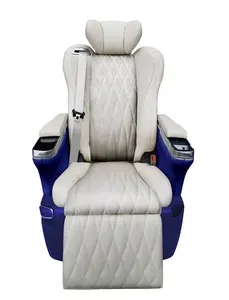 ANSHI-asiento plegable reclinable personalizado para furgoneta, asiento individual de lujo para autobús, autocaravana