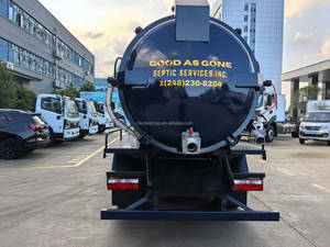Camion-citerne à vide hydraulique DFAC 8m3 à conduite à droite pour le nettoyage des eaux usées et des boues, à vendre - Product Image 5