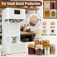 Machine de scellage électrique semi-automatique en promotion pour bouteilles, canettes, produits alimentaires et emballages de boissons