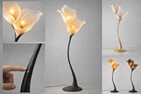 Lanterne en papier artisanale LED Calla Lily - Lampe artistique - Étanche et résistante à la chaleur pour la décoration de la maison