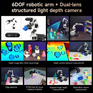 Chipboard yahboom rosmaster M3 Pro Ai โมเดลใหญ่ Ros2 3D รถอัจฉริยะมองเห็นในเชิงลึกระบบนำทางทำแผนที่6 dof สำหรับหุ่นยนต์ - Product Image 6