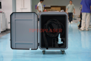 Laser làm sạch rỉ sét Loại bỏ máy laser sạch kim loại thương mại gỗ laser làm sạch 300 Wát - Product Image 6