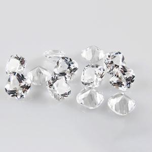 5A tổng hợp <span class=keywords><strong>Corundum</strong></span> đệm cắt <span class=keywords><strong>12</strong></span> # Trắng Sapphire <span class=keywords><strong>Corundum</strong></span> lỏng đá quý đệm hình dạng phòng thí nghiệm tạo ra <span class=keywords><strong>Corundum</strong></span> - Product Image 6