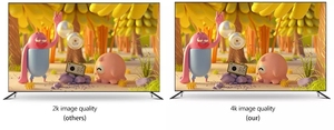 Hongxun สมาร์ททีวีจอพลาสม่าไร้กรอบขนาด50นิ้วแอนดรอยด์ WiFi AI - Product Image 5