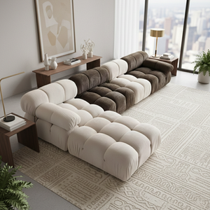 <span class=keywords><strong>Canapé</strong></span> modulaire Mario Bellini Ensemble de luxe <span class=keywords><strong>Canapé</strong></span> sectionnel confortable <span class=keywords><strong>Canapé</strong></span> de salon Design personnalisable <span class=keywords><strong>Canapé</strong></span> combiné pouf - Product Image 6