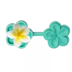 Molde de Silicona 3D con Forma de Pétalo de Frangipani para Fondant, Resina, Joyería y Fabricación de Jabón - Product Image 1