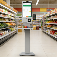 Kiosque de paiement pour le commerce de détail, kiosque de caisse pour supermarchés, système d'impression et de caisse enregistreuse pour centres commerciaux et magasins de proximité