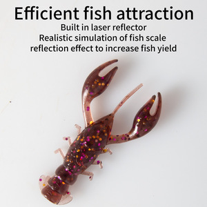 Bionic Crayfish Soft Bait 65mm <b>Floating</b> Shrimp Lure For Bass <b>Fishing</b> Bottom Baits - Product Image 4