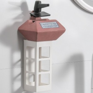Curling iron/hair dryer storage <b>rack</b>, hair straightener/clamping <b>plate</b> storage <b>rack</b> for bathroom/toilet, no-drill wall-mounted - Product Image 3