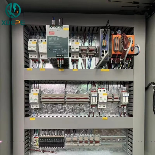 Industrial Control Panel Board Steel Enclosed Electrical Power Panel 100A IP55 Hybrid Lock Busbar
