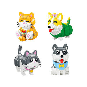 Juego de construcción de microbloques personalizados de fábrica para niños, Juguetes Educativos de partículas pequeñas, Mini bloques de construcción de ladrillos - Product Image 2