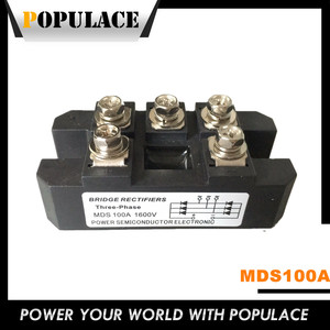 Rectificador de puente de diodo trifásico, MDS, 100A, 1600V - Product Image 3