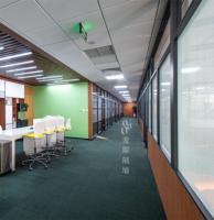 Office Cubicle Wooden Style Offices Wall Partitions Sectional Visible Frame Single Glass Wall