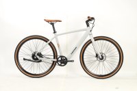 Vélo électrique en aluminium 250W conforme aux normes européennes, 700C, capteur de couple, batterie cachée 48V 10AH, frein à disque, suspension avant, étanche, 60 km d'autonomie