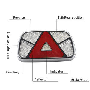 ECE E-MARK <span class=keywords><strong>feu</strong></span> arrière <span class=keywords><strong>de</strong></span> <span class=keywords><strong>remorque</strong></span> à LED avec fils <span class=keywords><strong>de</strong></span> câble <span class=keywords><strong>de</strong></span> 5 mètres prise euro 13 <span class=keywords><strong>broches</strong></span> <span class=keywords><strong>7</strong></span> feux <span class=keywords><strong>de</strong></span> fonction 12V 24V - Product Image 6
