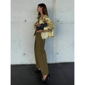 Chaqueta de Cuero Y2K Personalizada para Mujer 2026, Chaqueta de Motociclista de Manga Larga de Color Sólido, Atuendos para Fiestas de Otoño - Product Image 2