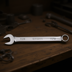 ประแจรวมเฟอร์วี 11/16 นิ้ว ชุบโครเมียมขัดเงา - Product Image 3