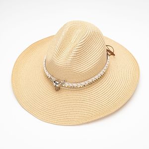 Chapeau de <span class=keywords><strong>paille</strong></span> naturel à large bord, style campagnard, pour la pêche, les activités de plein air, protection solaire, décontracté, réglable, <span class=keywords><strong>vente</strong></span> chaude d'été - Product Image 4
