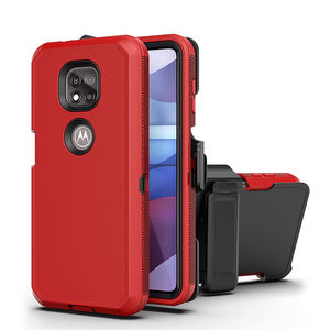 เคสโทรศัพท์<span class=keywords><strong>2</strong></span> In 1ลายหุ่นยนต์กันกระแทก,เคสกันกระแทกพร้อมคลิปหนีบเข็มขัดสำหรับ Moto G Power 2021 - Product Image 1