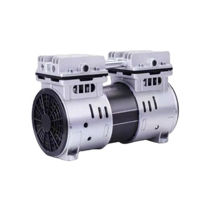 Bomba de Aire Industrial Ultra Silenciosa de 550W, Bomba sin Aceite de 1HP para Trabajos de Carpintería, Clavado y Pintura - Product Image 1