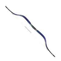 Vente en gros 20-50lbs AF tir à l'arc Zhu Ran Curly érable bleu arc fait à la main arc classique pour la compétition 20-50lbs