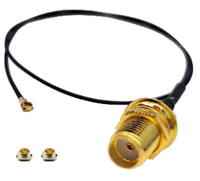 Überbrückung kabel 4.3/10 Mini Din Plug Stecker Gerader HF-Stecker für 1/2 Super flexibles Kabel