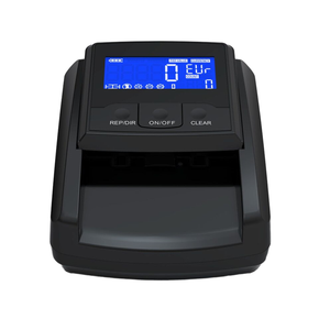 Détecteur et compteur de billets USD/<span class=keywords><strong>EUR</strong></span> Semtom, mini portable avec écran LCD, 600 billets/min, batterie lithium-ion, matériau plastique - Product Image 1