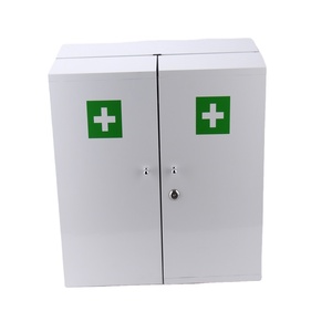 Boîte <span class=keywords><strong>à</strong></span> <span class=keywords><strong>pharmacie</strong></span> murale <span class=keywords><strong>à</strong></span> <span class=keywords><strong>2</strong></span> niveaux, 12 x 12 x 5 pouces, <span class=keywords><strong>armoire</strong></span> de rangement en acier inoxydable avec porte verrouillable - Product Image 5