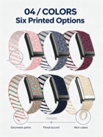 Bracelet de montre en nylon à imprimé géométrique ethnique avec fermeture auto-agrippante, réglable, de remplacement pour tracker de fitness Whoop, vente en gros OEM ODM