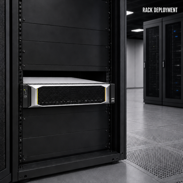 Scalable San Storage Hardware For Video Surveillance Data Recording And Long-Term Video Archive Storage MSA 2060 Network Storage