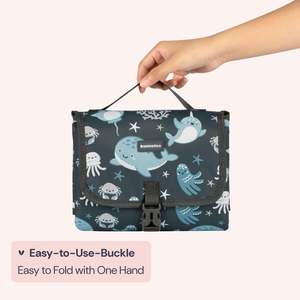 Free sample Baby Outing <b>Waterproof</b> Diaper Changing <b>Mat</b> Multi-color Outing Portable <b>Outdoor</b> Changing Soft Diaper <b>Mat</b> - Product Image 4