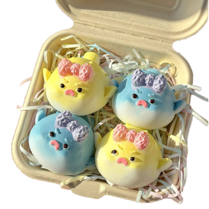 Nouveau jouet créatif anti-stress en TPR en forme de poisson-bouffant Dudu de 7 cm – Idéal pour enfants et adultes – Jouet à presser pour un bon humeur garantie - Product Image 1