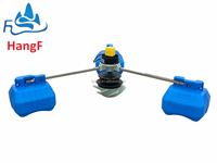2 HP 1.5kw 380V 50/60hz 3 Fasa Gearbox Impeller Mesin Aerator Kolam Akuakultur Frekuensi Variabel Budidaya Ikan Udang
