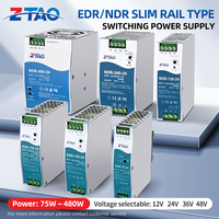 Alimentation industrielle 110V/220V/240V 15W-3000W commutation LED 5V 12V 24V 48V sortie unique Ac Dc avec S/LRS/DR/HDR/NDR/EDR