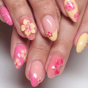 Lot de 24 faux ongles ABS détachables à pression, style œil de chat, effet dégradé, pour doigts - Product Image 4